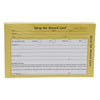 Spray Tan Record Cards