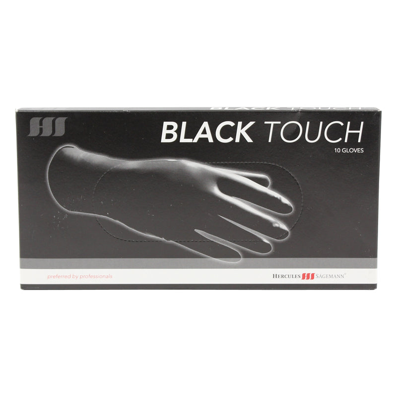 Black Touch Latex Gloves 10 Pack