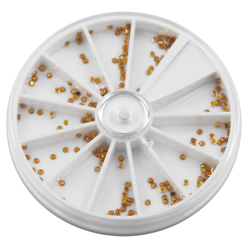 Rhinestones Round - Gold