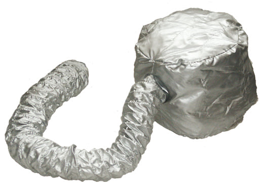 Silver Dryer Hood Attachment