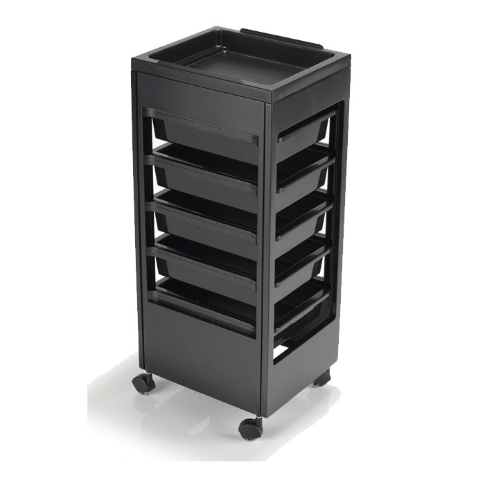 Studio Salon Trolley Flat Top Black