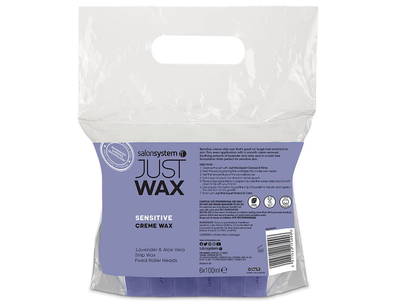 Just Wax Sensitive Roller Wax 6 X 100ml