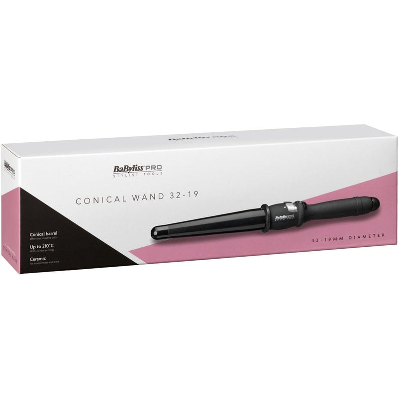 Babyliss Pro Conical Wand Black