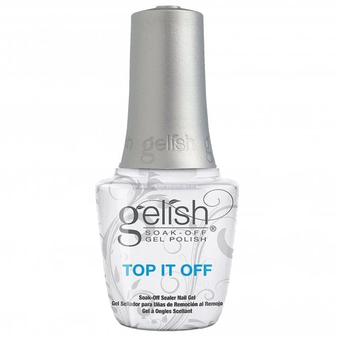 Gelish Soak Off Gel Polish - Top Coat - Top It Off 15ml