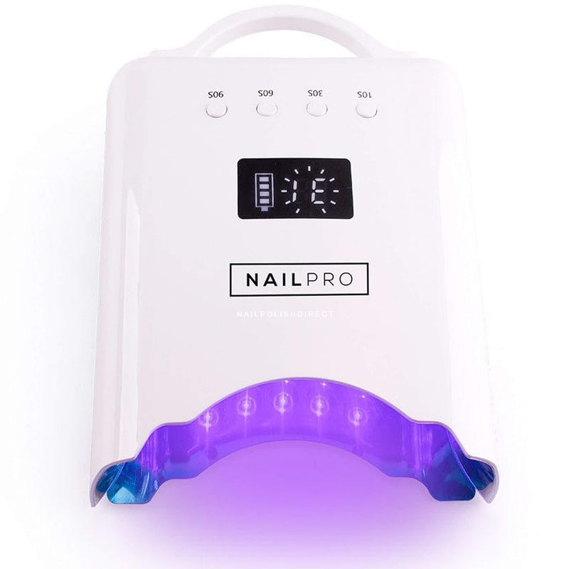 Nail Pro Elite Cordless LED Gel Lamp 78W - White