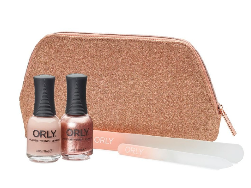 Classic Beauty Bag Pink Glitter