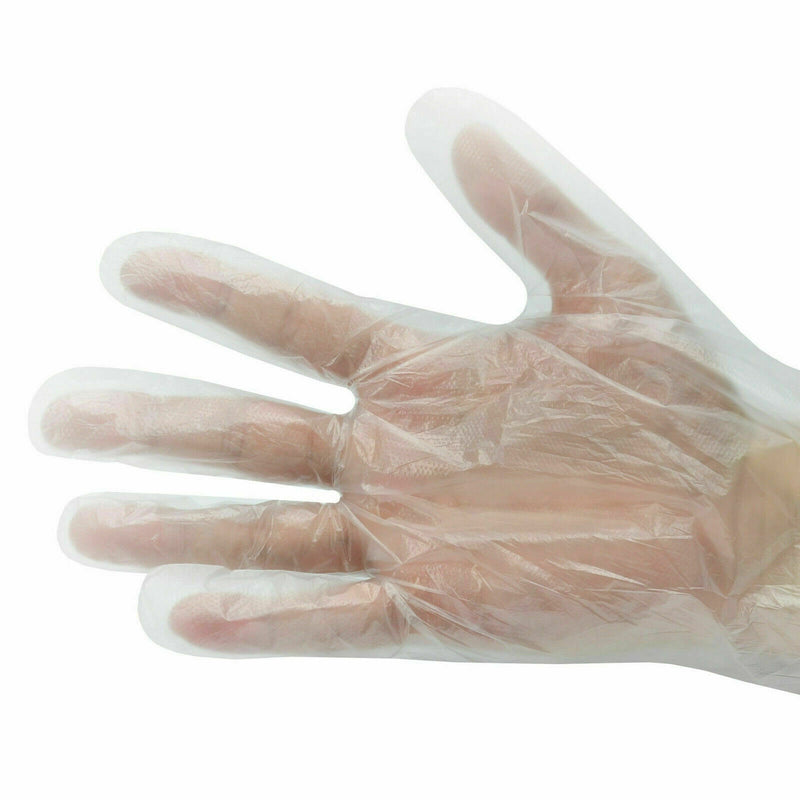 Disposable Poly Gloves - 100 Pack